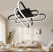 TT Aydınlatma TT338-SY  Kasef Model Mat Siyah Led Avize - 2
