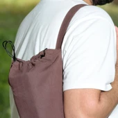 Bag The Joy 50x50x50 cm Ahşap Katlanır Kamp ve Piknik Masası - Kahverengi - 8