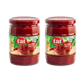 Tat Acı Biber Salçası 550 gr Cam x 2 Adet - 1