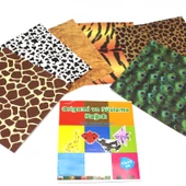 hayal hayvan desenli origami set - 1