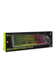 Mekanik 105 Tuşlu RGB LED Işıklı Kablolu Oyun Klavyesi+Fare BKB-8 - 4