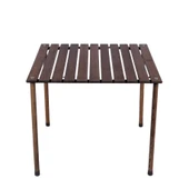 Bag The Joy 70x70x55 cm Ahşap Katlanır Kamp ve Piknik Masası - Antrasit - 3