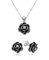 Gümüş Çiçek Bayan Set thumbnail 1