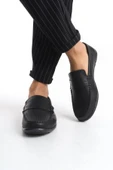 Erkek Hakiki Deri Loafer Comfort Ayakkabı Dikişli Günlük Ayakkabı - 1