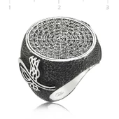 Gümüş Esma-ül Hüsna Erkek Yüzük thumbnail 1