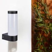 E27 Duylu Duvar Konsollu Bahçe Armatürü, Elektrikle Çalışır Plastik Kasa Duvar Aplik (Ampul Hariç) thumbnail 1