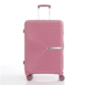 MÇS 3lü Set Kırılmaz Silikon Seyahat Valizi Bavulu V374 K.Pudra - 3