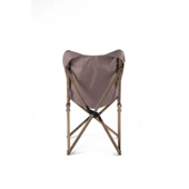 Bag The Joy Ahşap Katlanır Kamp Bahçe Sandalyesi Antrasit Iskelet Koyu Gri Kılıf - 4