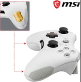 MSI Force GC30 V2 Beyaz Kablosuz PC/Android Oyun Kolu - 4