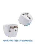 MN6 M05 Priz Dönüştürücü/5 Adet Fiş -TÜRK-İNGİLİZ FİŞİNİ AMERİKAN FİŞİNE Çevirici Adaptör thumbnail 7