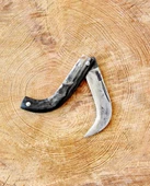 Tapan Ters Aşı ve Budama Bıçağı 20-22 cm Kara Çelik Boynuz - 1