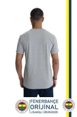 Fenerbahçe Orijinal Lisanslı 6 Renk Logo Gri Tribün T-Shirt Hediyelik Ahşap Kutulu - 3