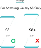 Verus Samsung Galaxy S8 Kılıf Simpli Mod Series - Brown thumbnail 6