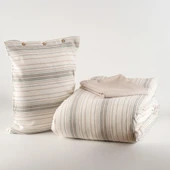 Soley | Felix | İpliği Boyalı Battal Boy Nevresim Takımı - 7