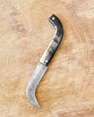 Tapan Ters Aşı ve Budama Bıçağı 20-22 cm Kara Çelik Boynuz - 2