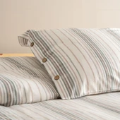 Soley | Felix | İpliği Boyalı Battal Boy Nevresim Takımı - 3