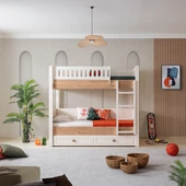 Ranza, Zenit Yavrulu Genç Odası Takımı Ranza + Üç Kapaklı Dolap - 2