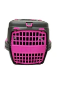 Pribor Kedi Köpek Evcil Hayvan Taşıma Çantası Box Orta Boy Çok Fonksiyonlu Siyah-pembe - 2