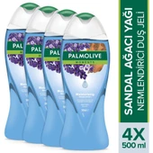 Palmolive Moments Sandal Ağacı ve Lavanta Yağları ile Nemlendirici Banyo ve Duş Jeli 500 ml x 4 Adet - 1
