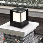 15 x 19 Cm, 30 Watt, Kumandalı, Güneş Enerjili ve E27 Duylu, 3 Işık Modlu Solar Küp Bahçe Armatürü thumbnail 7