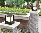 15 x 19 Cm, 30 Watt, Kumandalı, Güneş Enerjili ve E27 Duylu, 3 Işık Modlu Solar Küp Bahçe Armatürü thumbnail 6