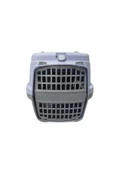 Pribor Hz-105 Kedi Köpek Evcil Hayvan Taşıma Çantası Box Büyük Boy Çok Fonksiyonlu Lila Gri - 3