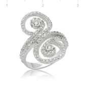 Gümüş Sonsuzluk Bayan Yüzük thumbnail 1