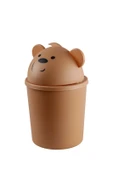 HOMENIVA Bears Mini Masaüstü Çöp Kutusu 1 LT - 5