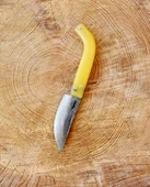 Tapan Cep Çakısı 17 cm Kara Çelik Sarı - 2