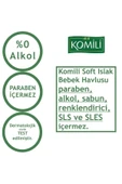 Komili Soft Kapaklı Islak Bebek Havlusu 70 Yaprak x 12 Paket - 5