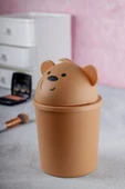 HOMENIVA Bears Mini Masaüstü Çöp Kutusu 1 LT - 1