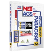 2025 MEB-AGS Kara Kutu Türkçe Paragraf 3lü Altın Set Çıkmış Soru Bankası Konu Özetli Video/PDF Çözümlü - 3