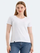 Slazenger Vivek Kadın Basic Kısa Kol T-shirt - 7
