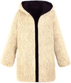 Peluş Çift Taraflı Kışlık Ceket - 3