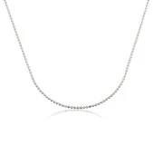 Gümüş Küçük Top Zincir - 3