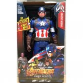 Avengers Captain America Figür 30 Cm. Işıklı Sesli Kaptan Amerika Figür - 2