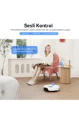 Roborock S8 Sonic Mopping Akıllı Robot Süpürge - Beyaz thumbnail 8