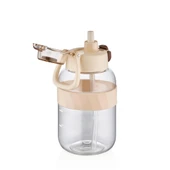 Shotay Pipetli Su Matarası Tritan Krem 1000Ml - 2