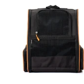 Brave Paws Kedi Köpek Çantası Yıkanabilir ve Hava Alan Piramit Model (Siyah) - 1