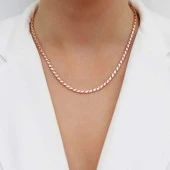 Gümüş Rose Pullu Arpa Zincir thumbnail 3