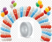 Balon Zinciri Yapma Aparatı ( 5 Metre ) - 1