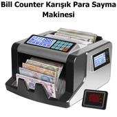 Bill Counter Silver AL-4000S Karışık Para Sayma Makinesi TL, EUR / USD Adet Sayımı - 1