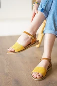 Cardi Hardal Cilt Sandalet - 3
