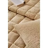 Özdilek Bej Nova Yorgan (Yastıksız) Sherpa Battaniye Dokulu Çift Kişilik (195x215) - 3