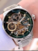 Daniel Klein Otomatik&Kurmalı Ay Ve Güneş Kadran Dual Time Özelikli Erkek Kol Saati EDK.14043.4 - 1