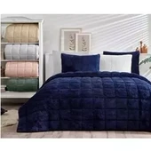 Özdilek Kemik Nova Yorgan (Yastıksız) Sherpa Battaniye Dokulu Çift Kişilik (195x215) - 1