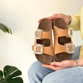 Nool Camel Nubuk Terlik thumbnail 4