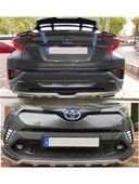 Toyota Chr Ön Arka Tampon Koruma Difüzör 2016-2018 Model Arası - 4