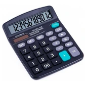 Standart Fonksiyonlu 12 Haneli Geniş LCD Ekran,Pill Masaüstü Hesap Makinesi - 5
