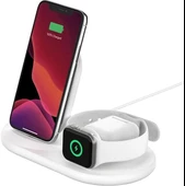 Belkin WIZ001VFWH Beyaz 3in1 Kablosuz Şarj Aleti Teşhir - 1